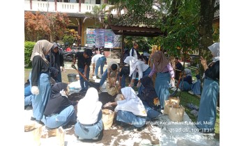 Sosialisasi Ketahanan Pangan: SMAN 1 Kutasari Tanamkan Ilmu dan Praktik Bertani