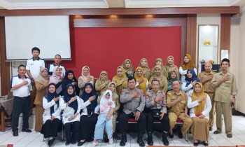 Sosialisasi Administrasi dan Ketahanan Pangan bersama Polsek Kutasari