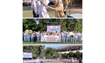 Hari Pertama Masuk Sekolah di SMAN 1 Kutasari: Pembukaan MPLS dan Upacara Bendera