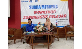 Workshop Jurnalistik di SMA Negeri 1 Kutasari: Mencetak Wartawan Pemula